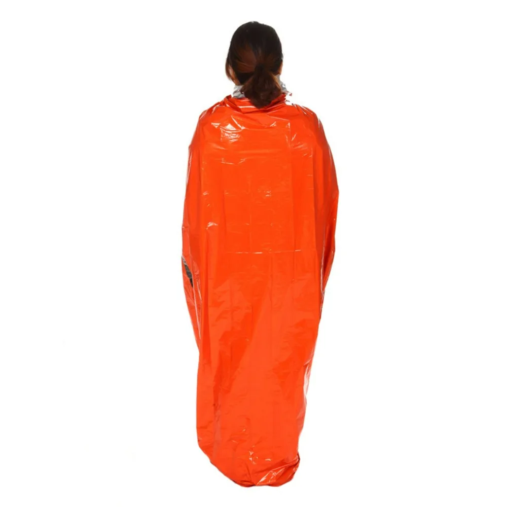 كيس نوم مغلف للتخييم في الهواء الطلق - كيس نوم معزول للطوارئ للمشي لمسافات طويلة/التخييم/الأنشطة الخارجية