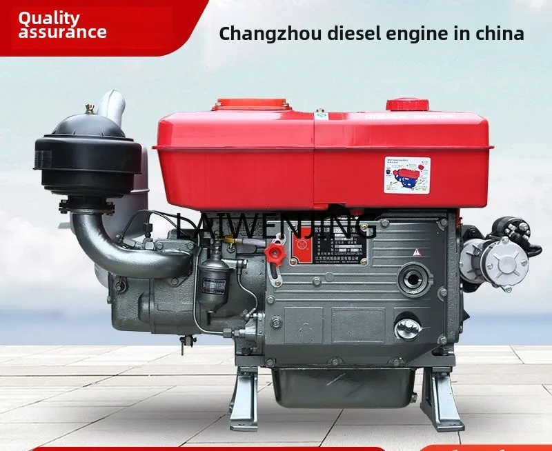 LYN single cylinder diesel engine 15/18/20 horsepower water-cooled small electric start marine agricultural engine