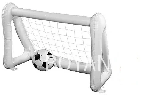 Factory Hot Selling Inflatable Football Miniature Goals Water Goal Post Inflatable Football Goal Post for Outdoor Game