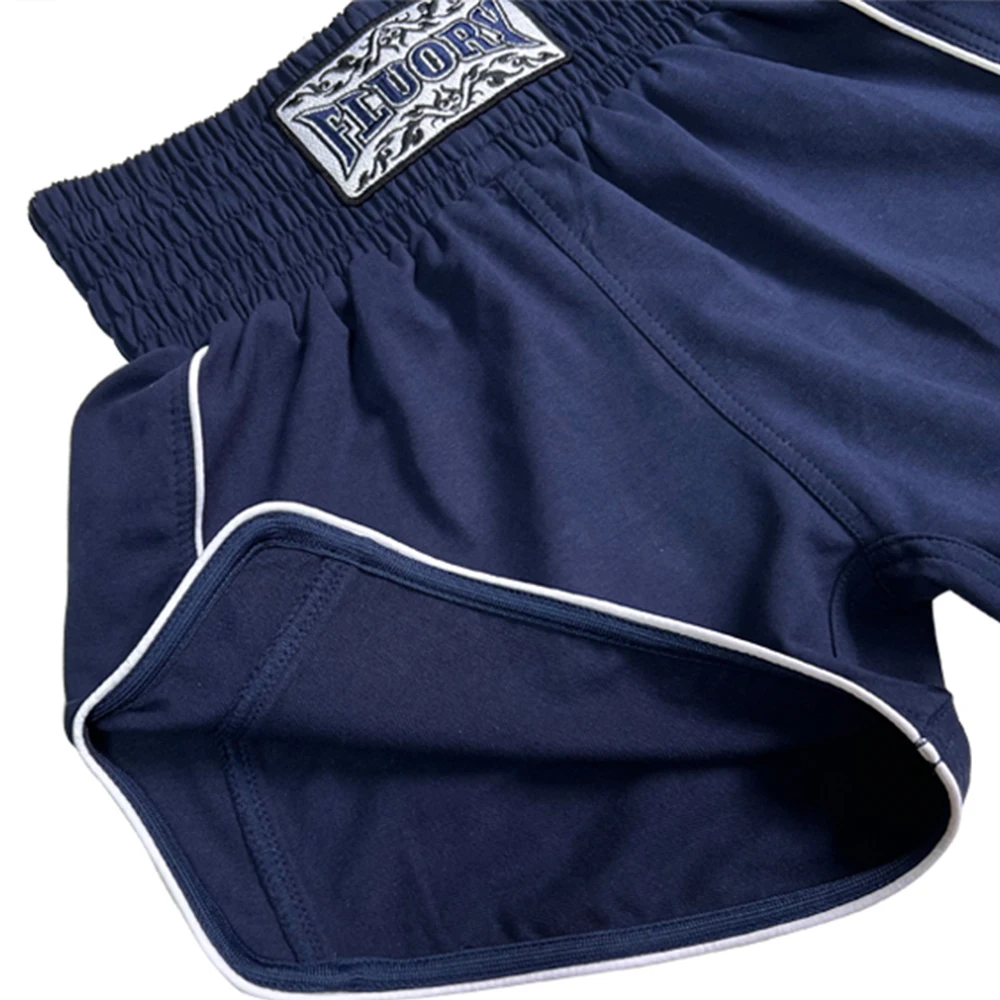 FLUORY MTSF102 MMA Fighting Muay Thai Shorts Boxeo Boxer Training Sports High Quality Kick Boxing Fitness Athletic Pants Kid