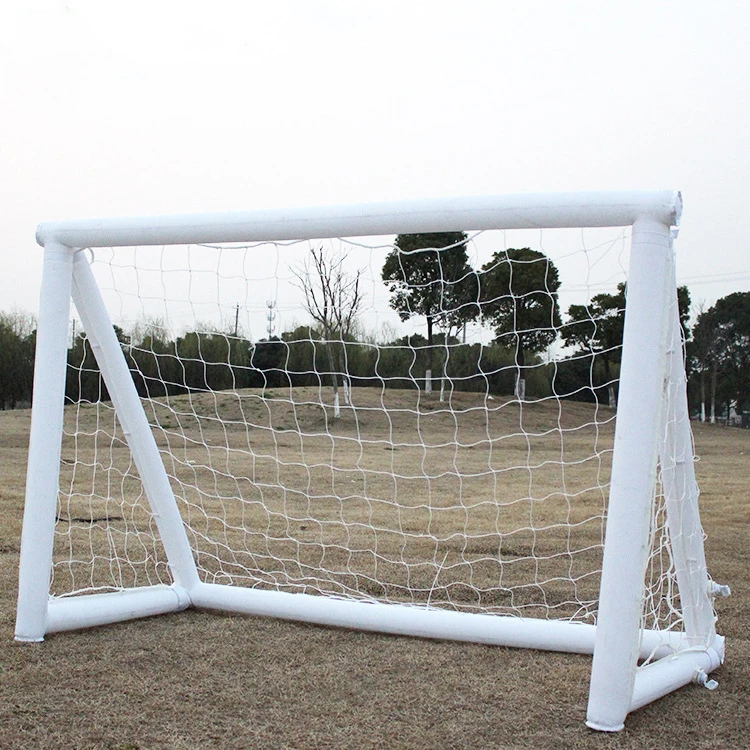 

Hot sale!Inflatable Football Soccer White Goal Portable and Light for Children