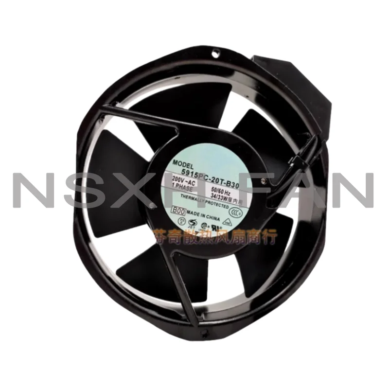 New 5915PC-20T-B30 200V 34/33w 17238 Inverter Aluminum Frame AC Fan