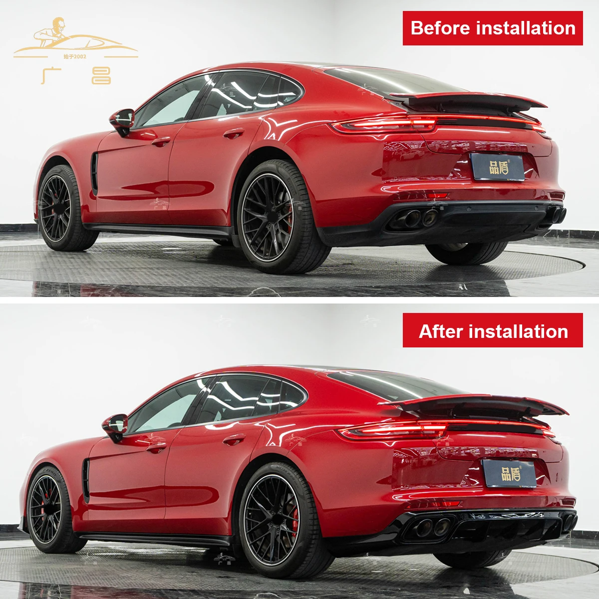 Classic Car Restomod Body KitsNew Car Bumper Bodykit For For 971 Upgrade To Turbo S Model With Racing Lips Grille Side Skirt Day