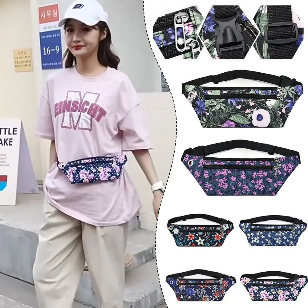 

Large-capacity Waist Bag Fashion Printed Anti-theft Fitness Invisible Belt Sport Mobile Phone Bag Waterproof Chest Bag