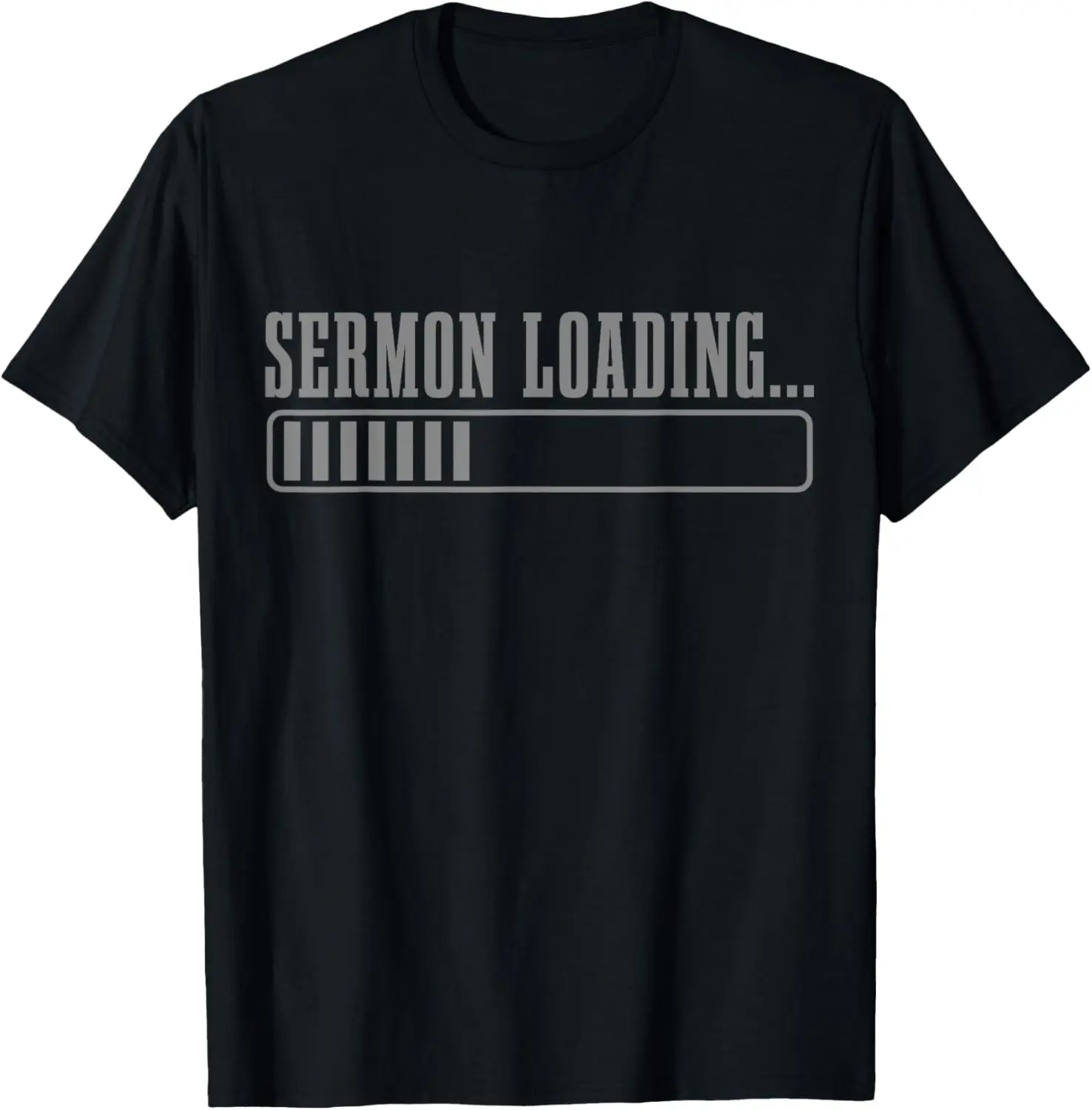 Pastor Sermón Cargando Divertido Predicador Biblia Fe Cristiana Camiseta