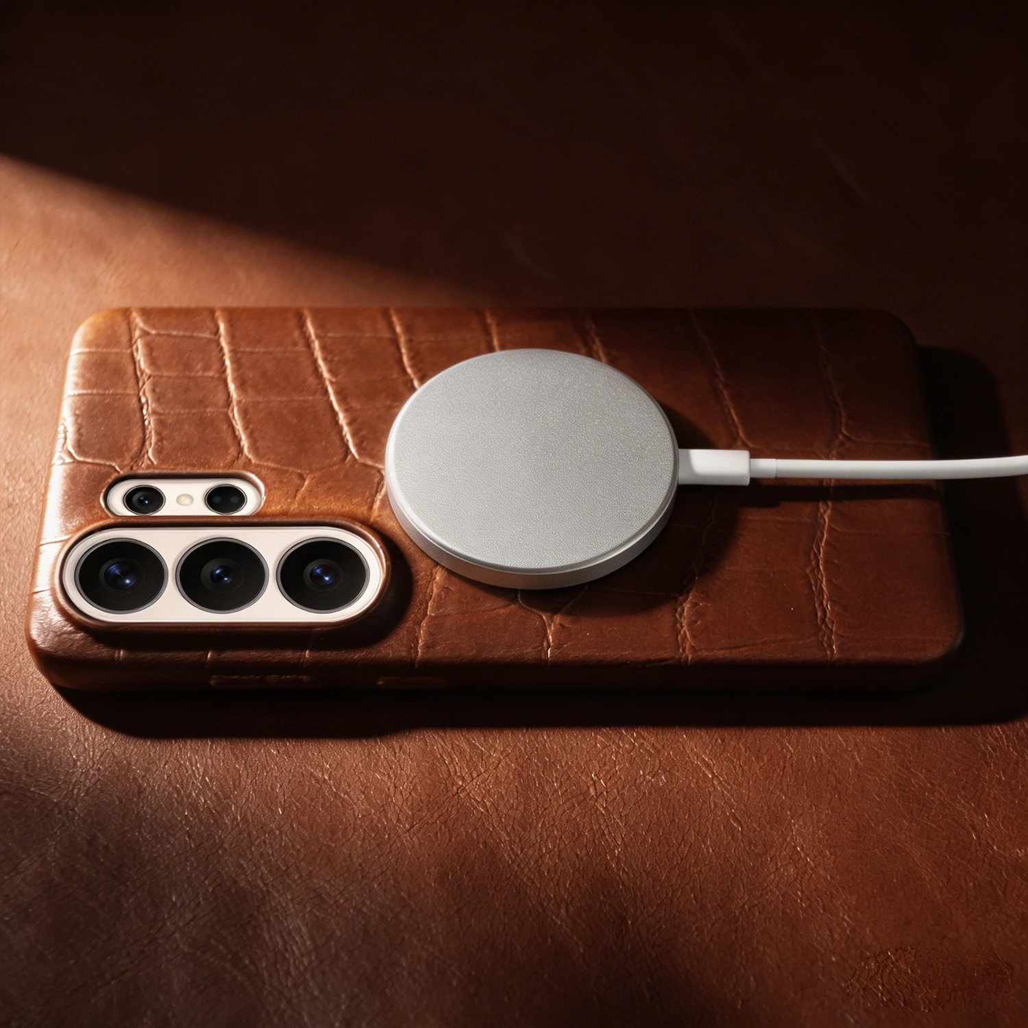 Echtes Leder Magsafe Magnetische Hülle Für Samsung Galaxy_voghion.com