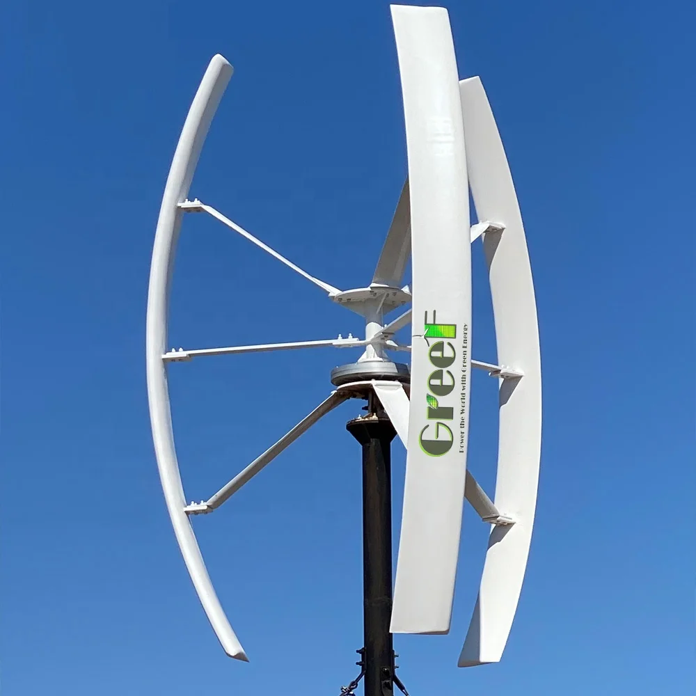 

High Efficiency 10Kw Wind Turbine Vertical Axis Small Wind Turbine