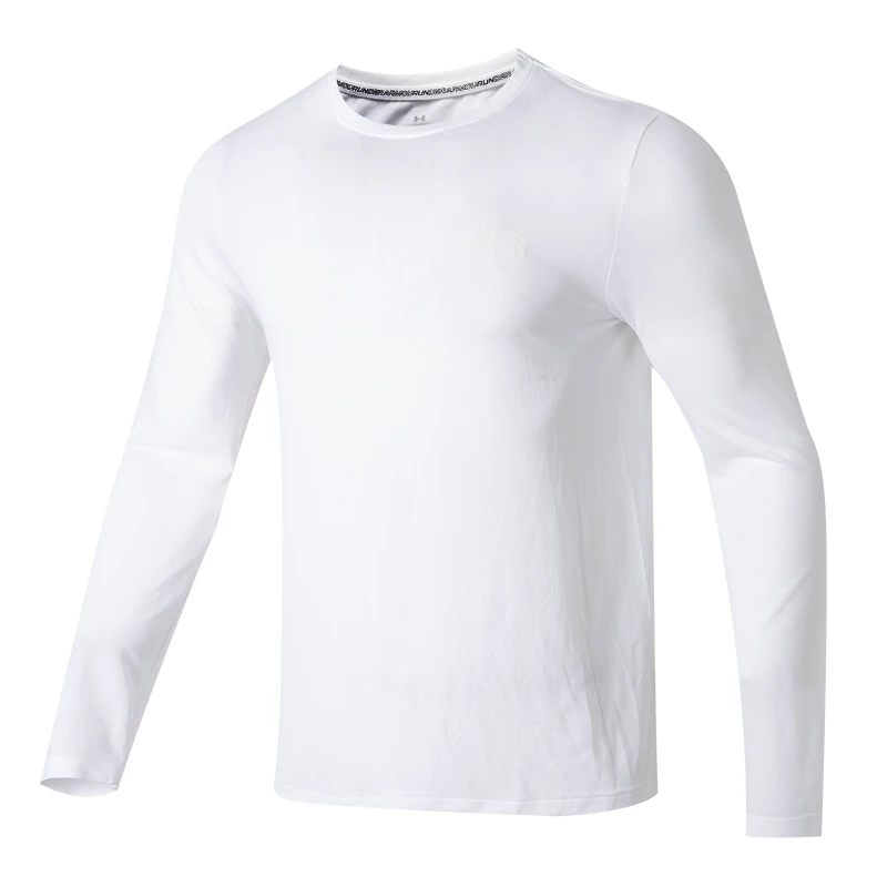 

Underarmour Men's Sportswear Fitness Running Training Quick-Drying Bottoming Pullover Long-Sleeved T-Shirt 1375693-100