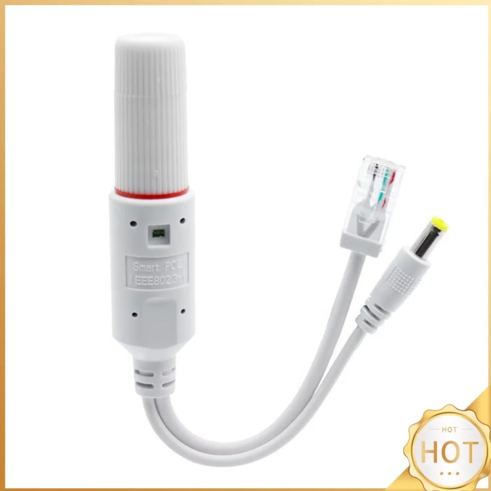 48V To 12V POE Spliter Adapter Waterproof Supply Module Injector Extender 10/100Mbps IP Camera Splitter for IP Camera Extender