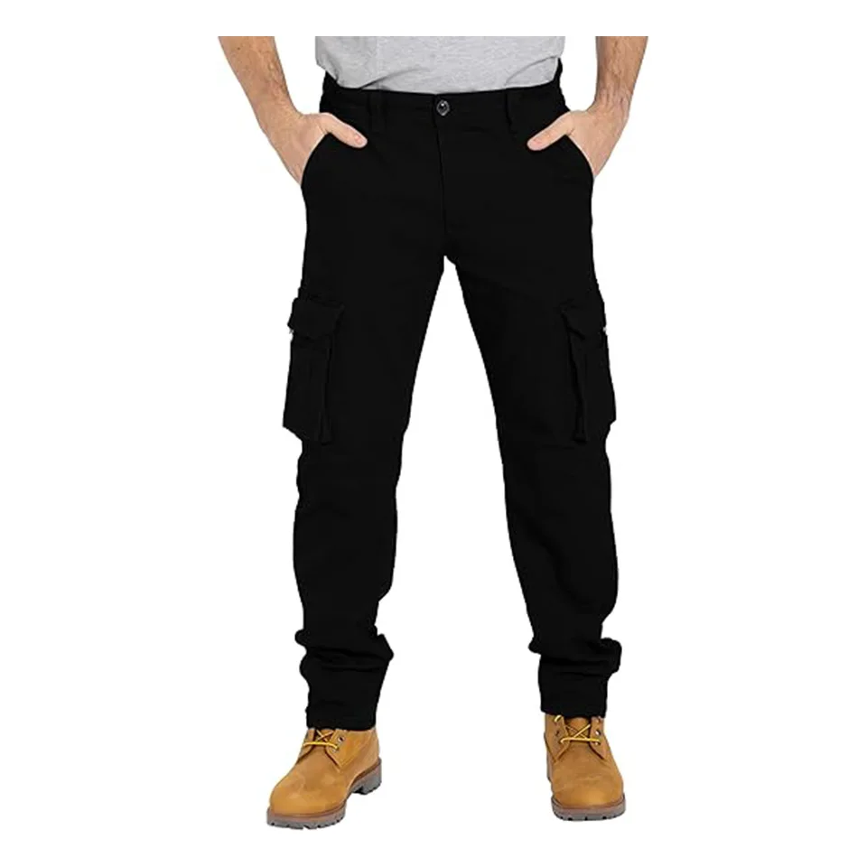 

Men's Cargo Pants Casual Cotton Joggers Tactical Work Trousers Multiple Pockets Outdoor Sports Hip Hop Streetwear Men Fashion