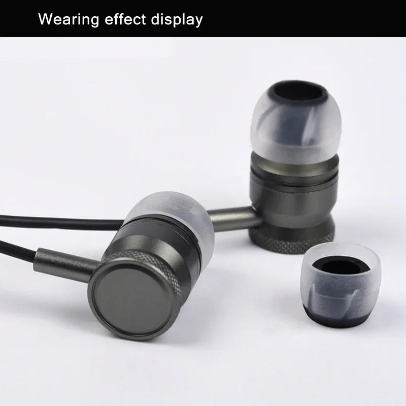 3 Pairs Spiral Silicone Earpads For In-Ear Headphones Compatible with HIDIZS Mermaid MS4 FiiO FH1s Moondrop Kato Qcy T13