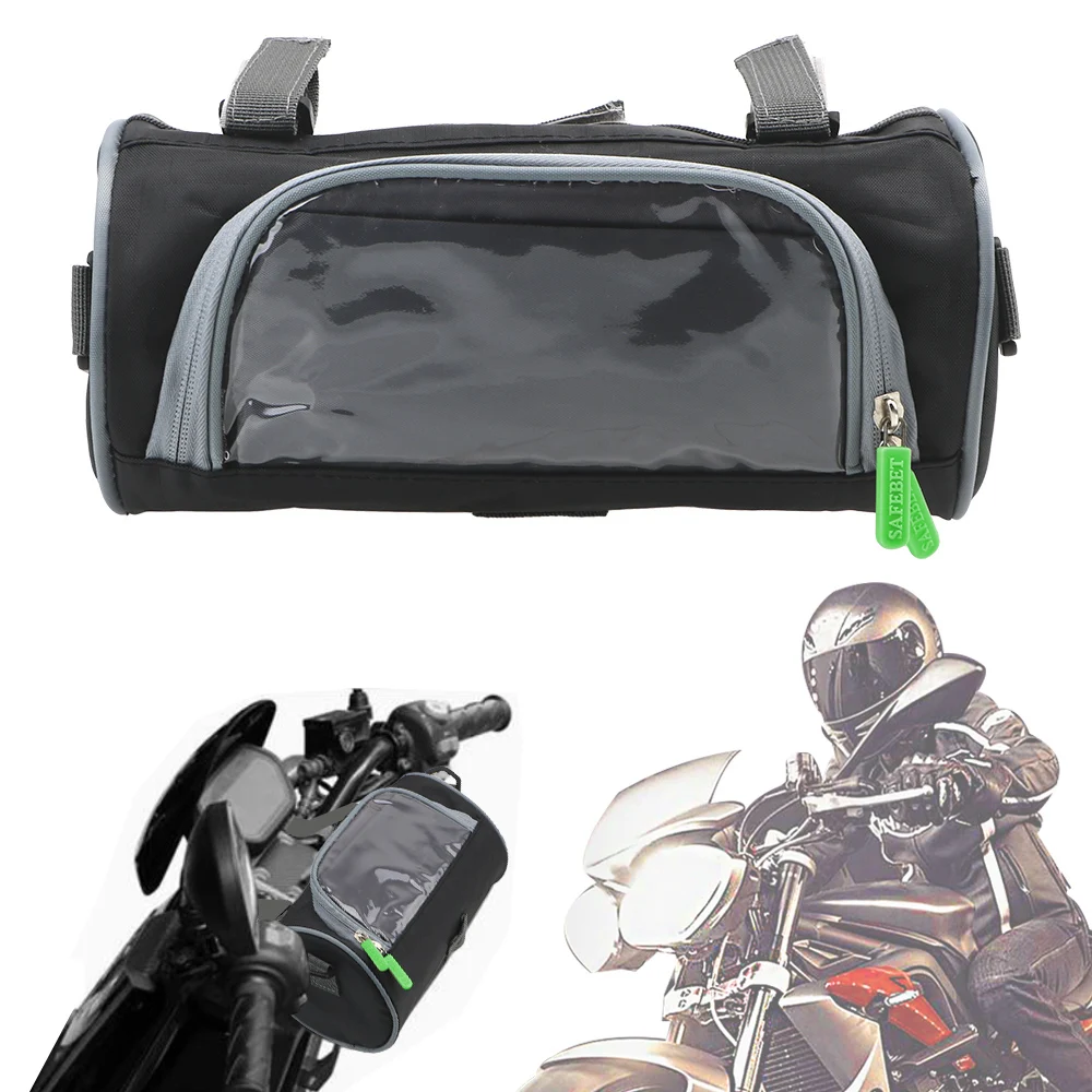 

Motorcycle Electric Car Front Handlebar Storage Bag Container Mobile phone Touch Screen Storage Bag Motorcycle Accessories