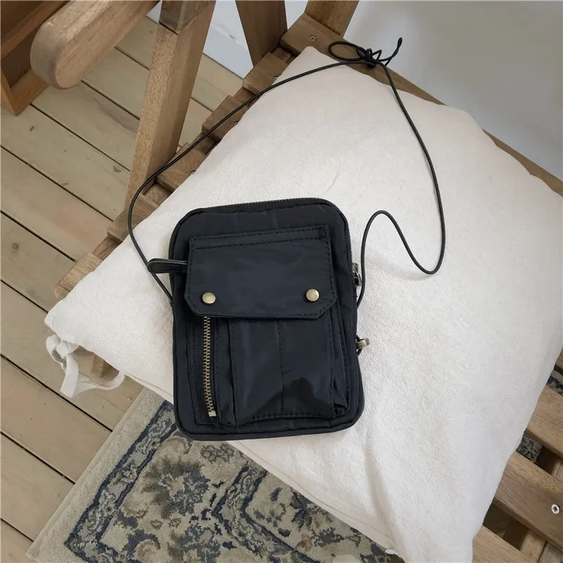 Vrouwen Tas 2020 Nieuwe Vintage String Nylon Mini Tas Unisex Waterdichte Portemonnee Telefoon Tas Japan Mori Meisje