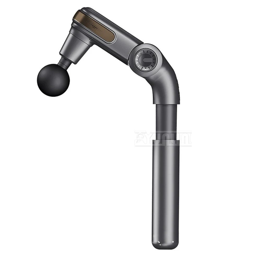Electric Fascia Gun Telescopic Foldable High Frequency Vibration Muscle Massager Deep Relaxation Portable