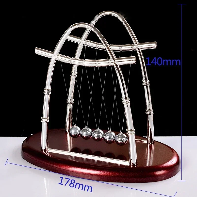 Newton Cradle Balance Steel Balls School Teaching Supplies Physics Science Pendulum Desk Toy Gifts Home Decoration