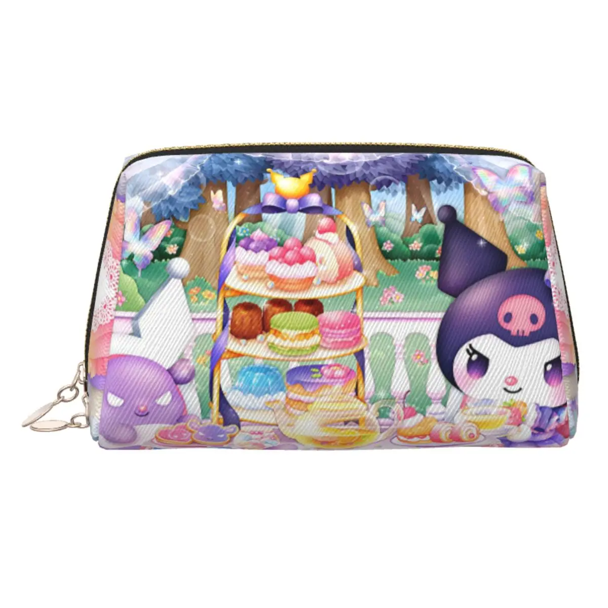 

Custom Kuromi Animes Cartoon Kawaii Toiletry Bag Women Cosmetic Makeup Organizer Ladies Beauty Storage Dopp Kit Case