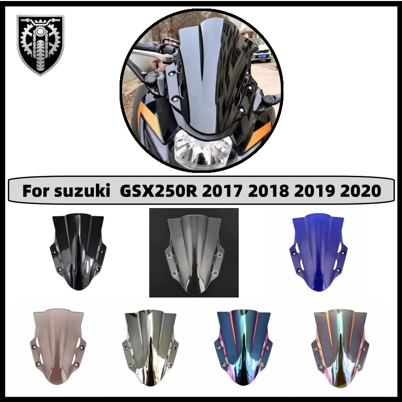

Motorcycle windshield front windshield wind deflector front fairing For suzuki GSX 250 R GSX-250R GSX250R 2017 2018 2019 2020