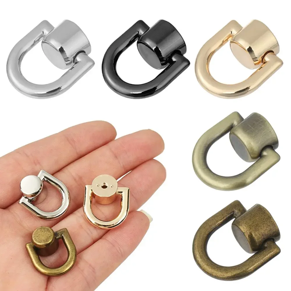 【セール中】4 個の金属バッグリベットネイルバックルスタッドボタンハンドバッグベルトハンガーレザークラフト荷物バッグバックルトングスナップハードウェア Accessorie