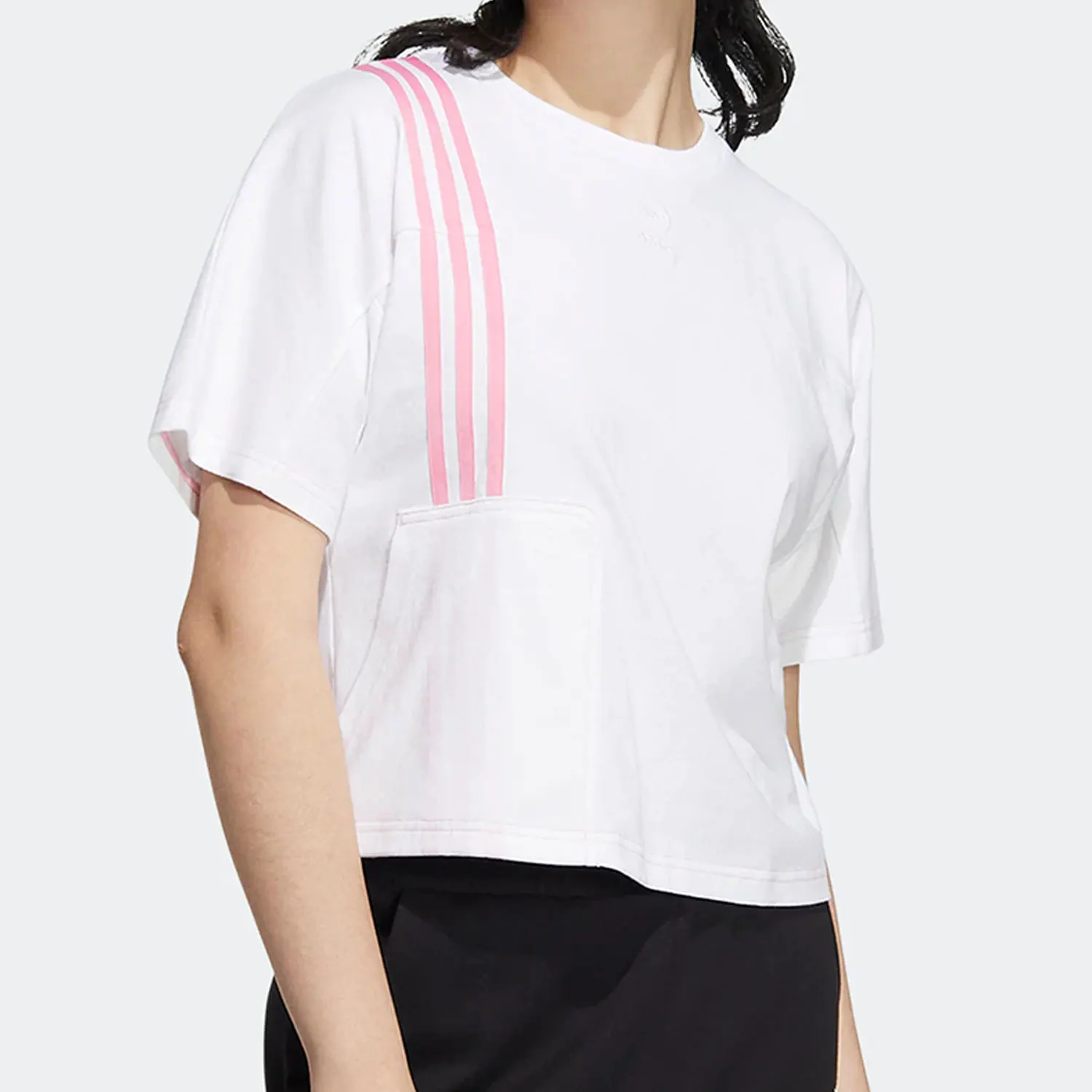 

Adidas Official Authentic NEO новая женская повседневная удобная свободная футболка с короткими рукавами HN2345