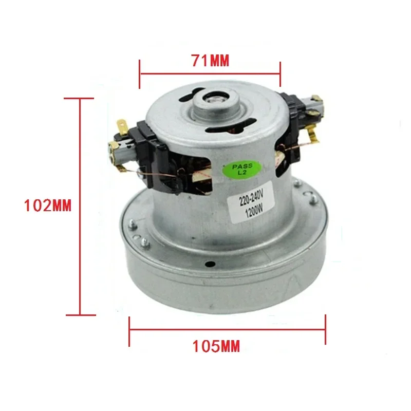 220V 1200W Vacuum Cleaner Motor 105mm Diameter Large Power for Philips FC8088 FC8089 FC8082 FC8083 FC8085 FC8086 Vacuum Cleaner