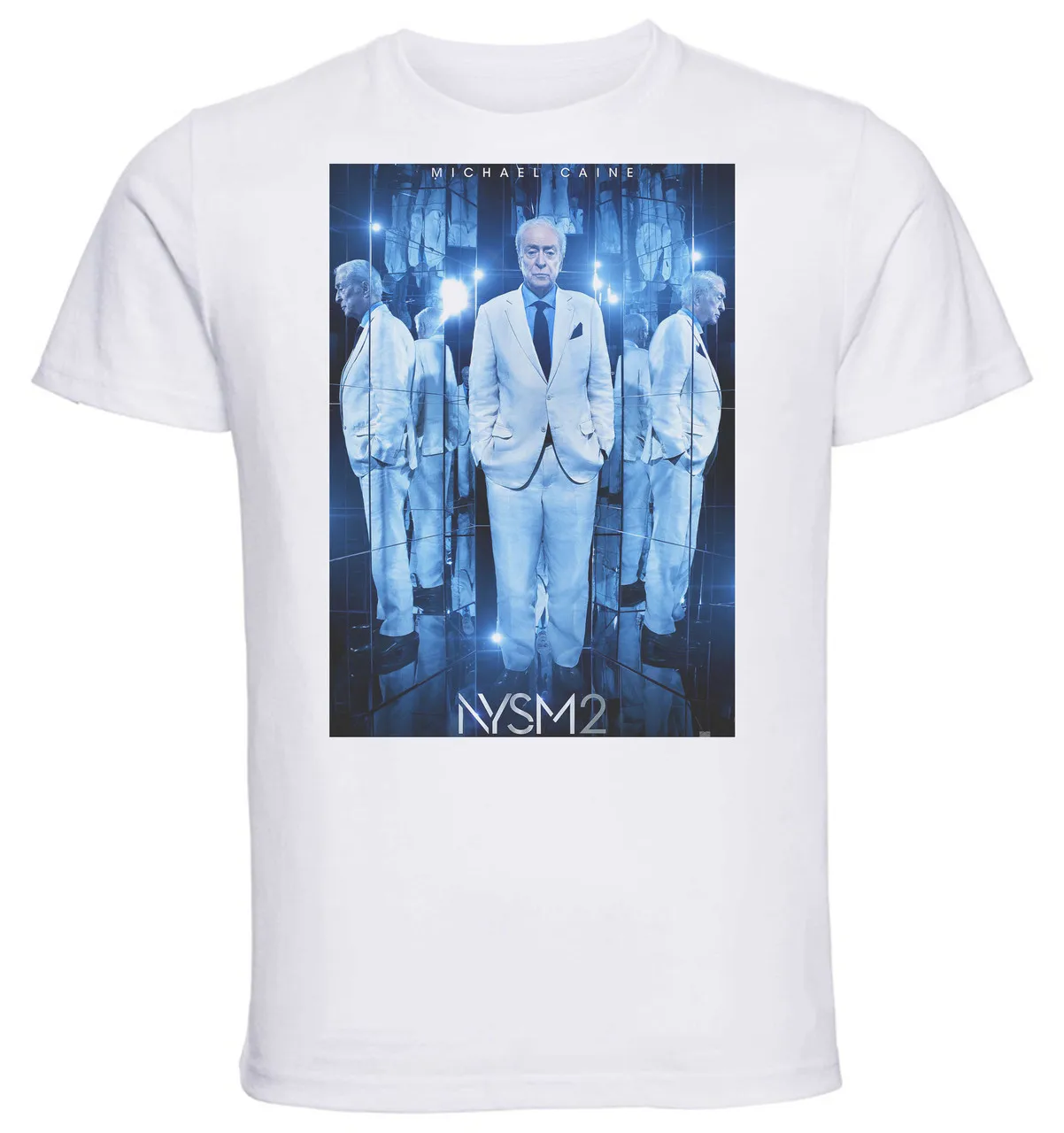 T-shirt Unisex White Now You See Me 2 Nysm Michael Caine