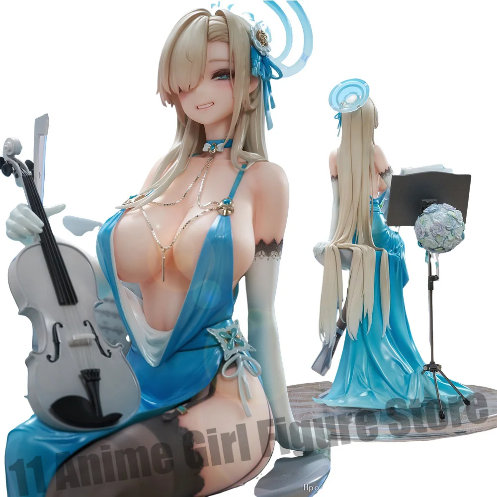 

26cm Anime Game Blue Archive Girl Figurine Ichinose Asuna 1/7 Action Figure Collection Model Toy Desktop Decoration Gift