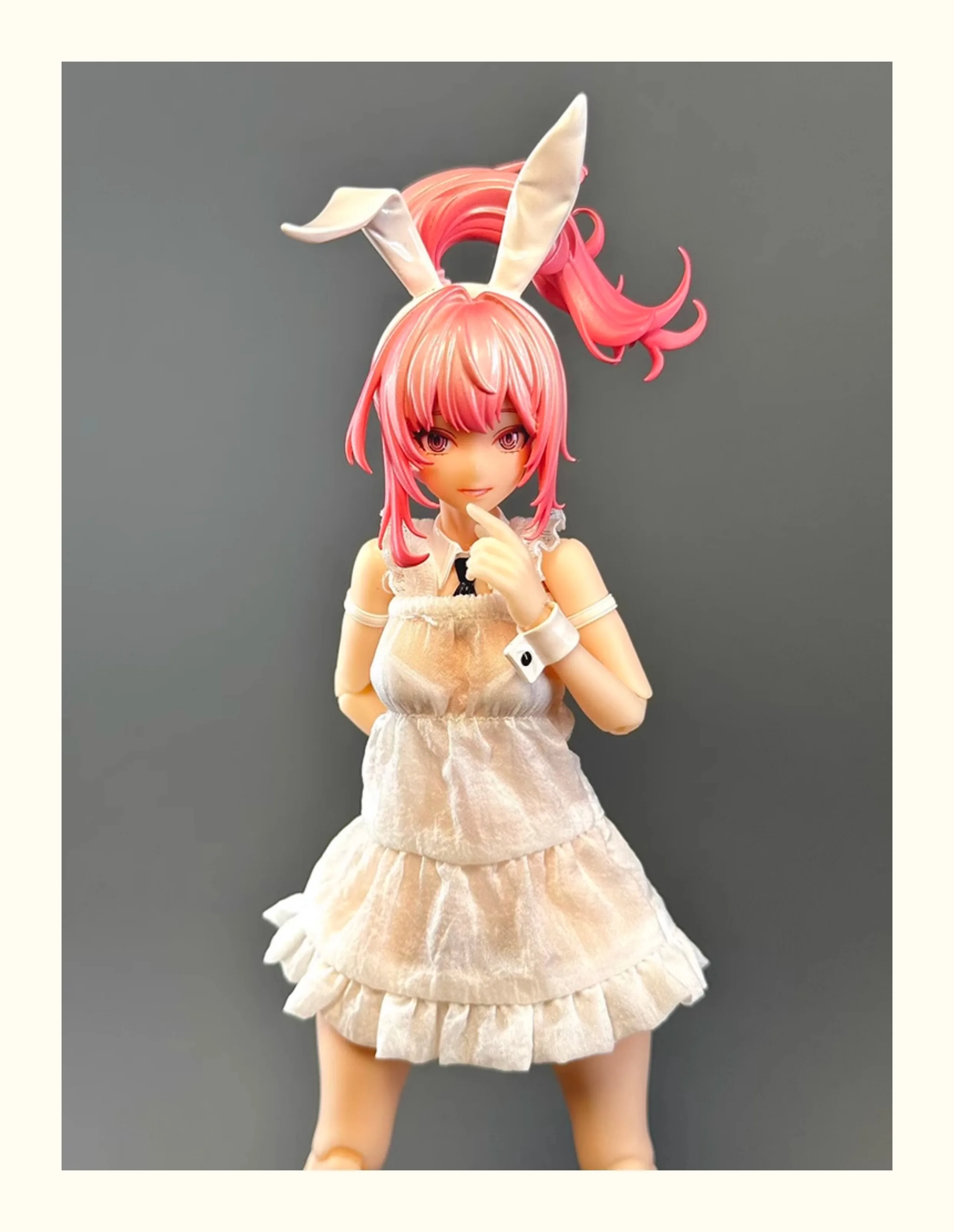1/12 مقياس الإناث الدانتيل كعكة حزام فستان فوقي Ob11 Azone Figma آلهة جهاز Shf الأرنب فتاة الملابس ل 6in عمل أرقام نموذج