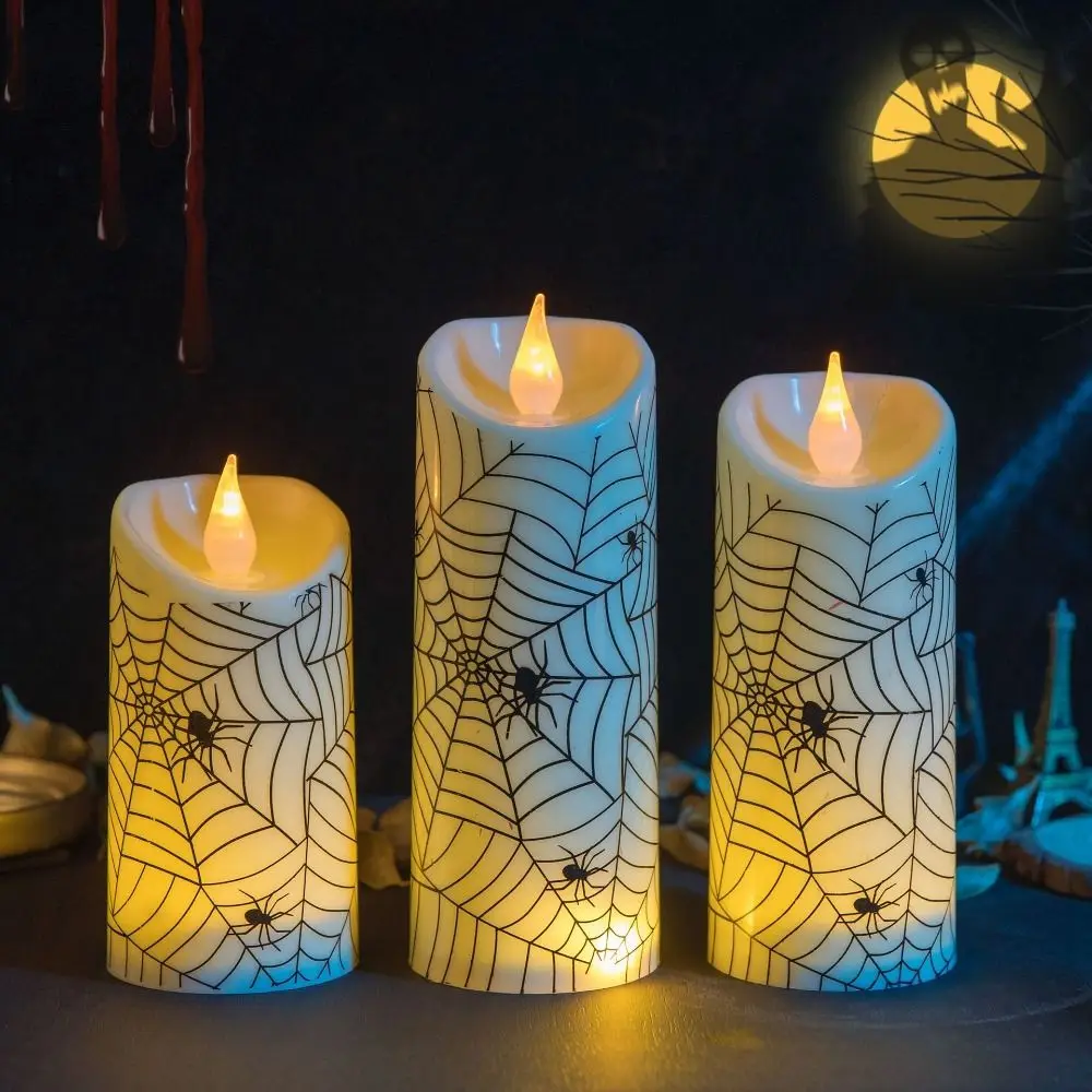

Funny Halloween Candle Light Electronic Candlelight Home Decor LED Candle Lamp Night Light Creative Arrangement