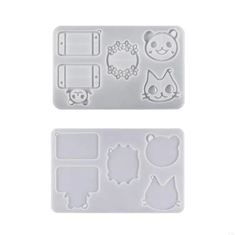 

R3MC Bear Phone Silicone Mold Epoxy Resin Mold DIY Jewelry Pendant Tools Keychain Mold Crafts Making Supplies