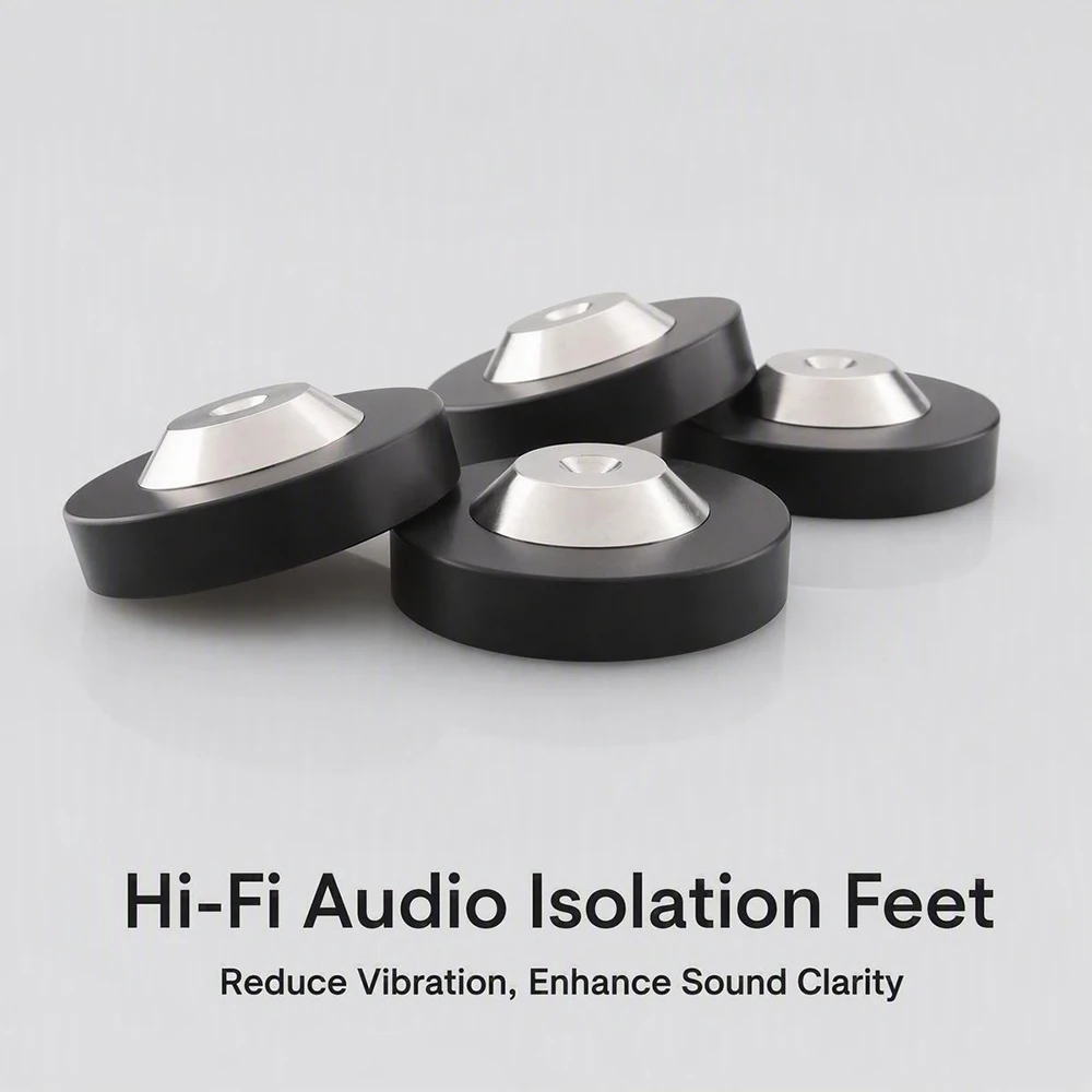 High Quality Hifi audio 4pcs/8pcs/12pcs Speaker AMP DAC CD Spike Base Pad Isolation Feet Improve Sound 39x13mm
