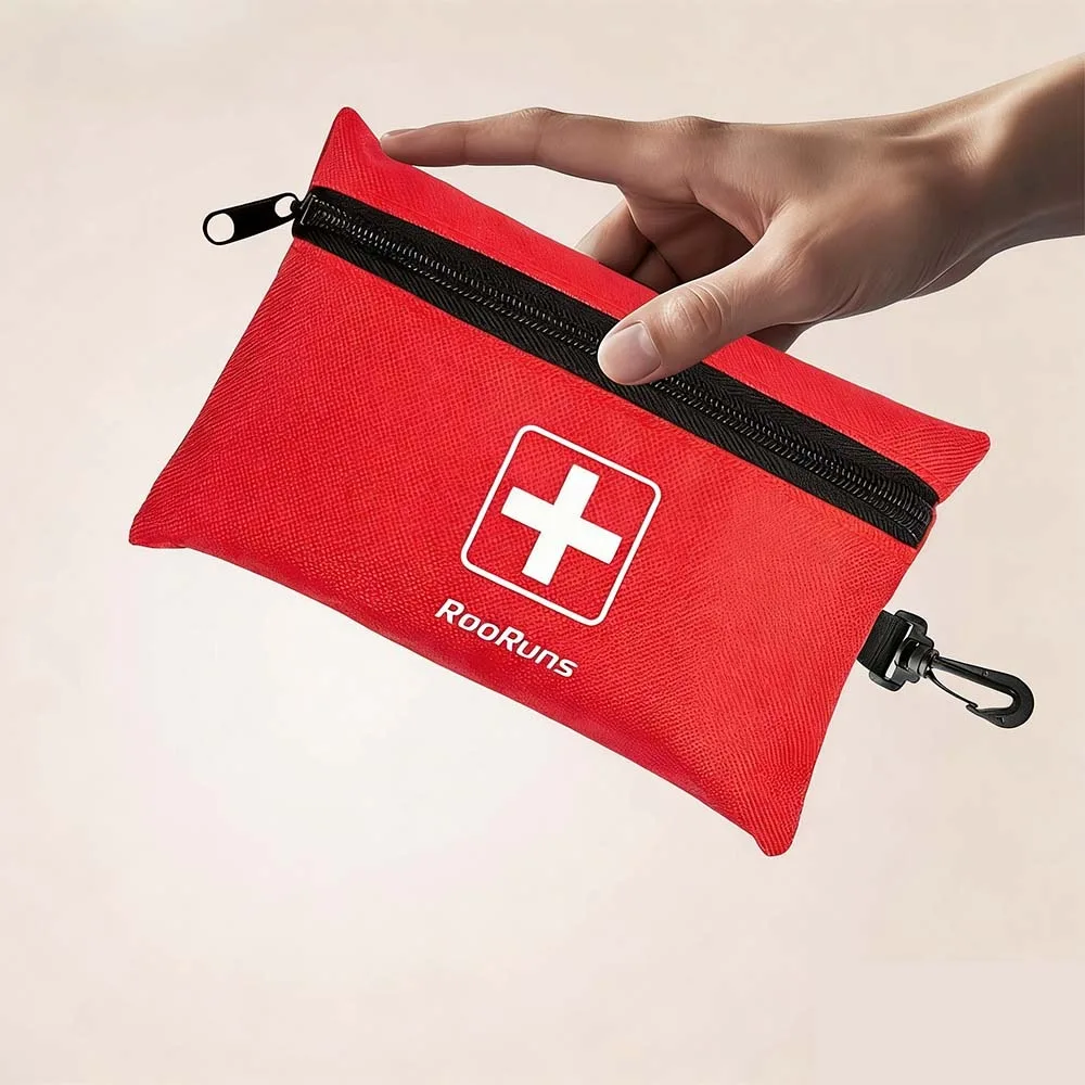 Waterproof Empty First Aid Bag, Portable Medical Organizer for Travel Hiking Camping Cycling Car Motorcycle Outdoor Activities