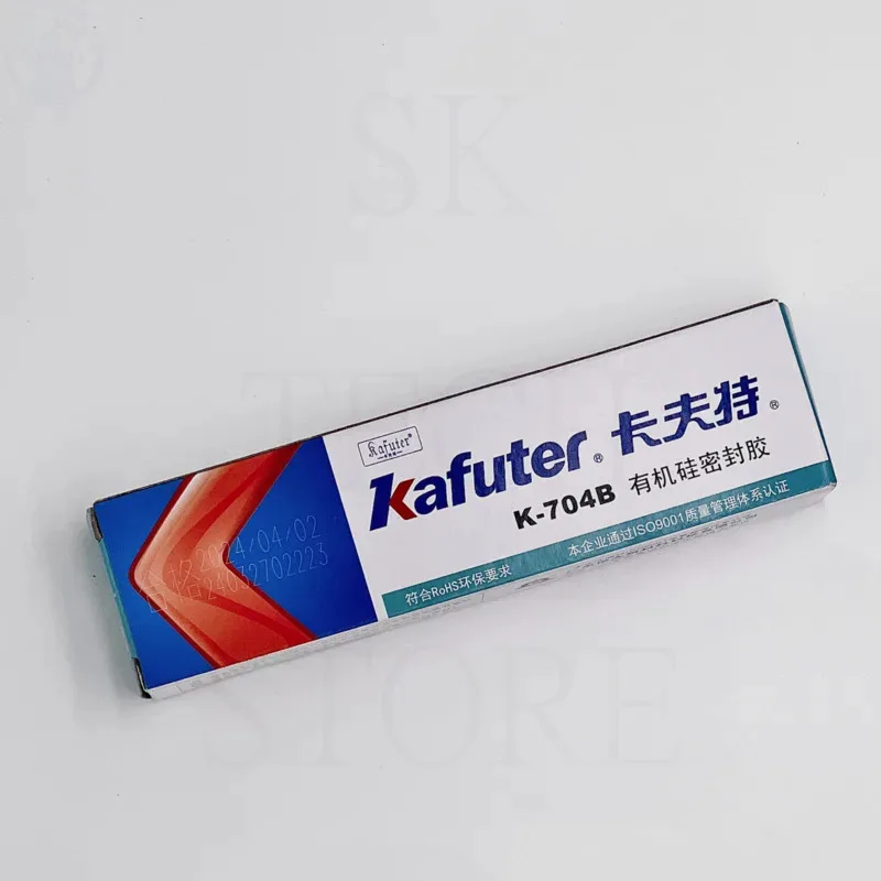 

Kafuter 45g Silicone Industrial Adhesive K-704B RTV Silicone Rubber White Glue PCB board Electronic Silicone Gel adhesive