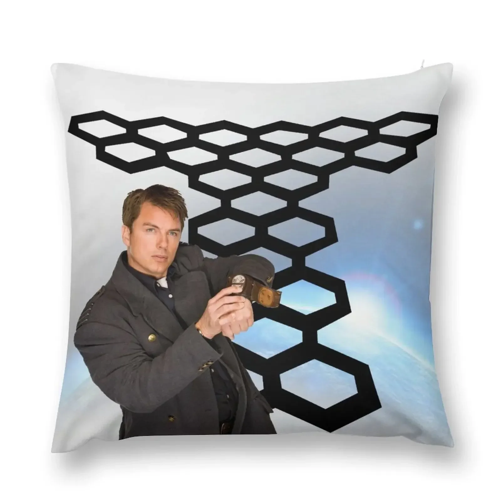 

Captain Jack Harkness - Torchwood Throw Pillow Pillow Cases Luxury Sofa Cushions Pillowcases pillow