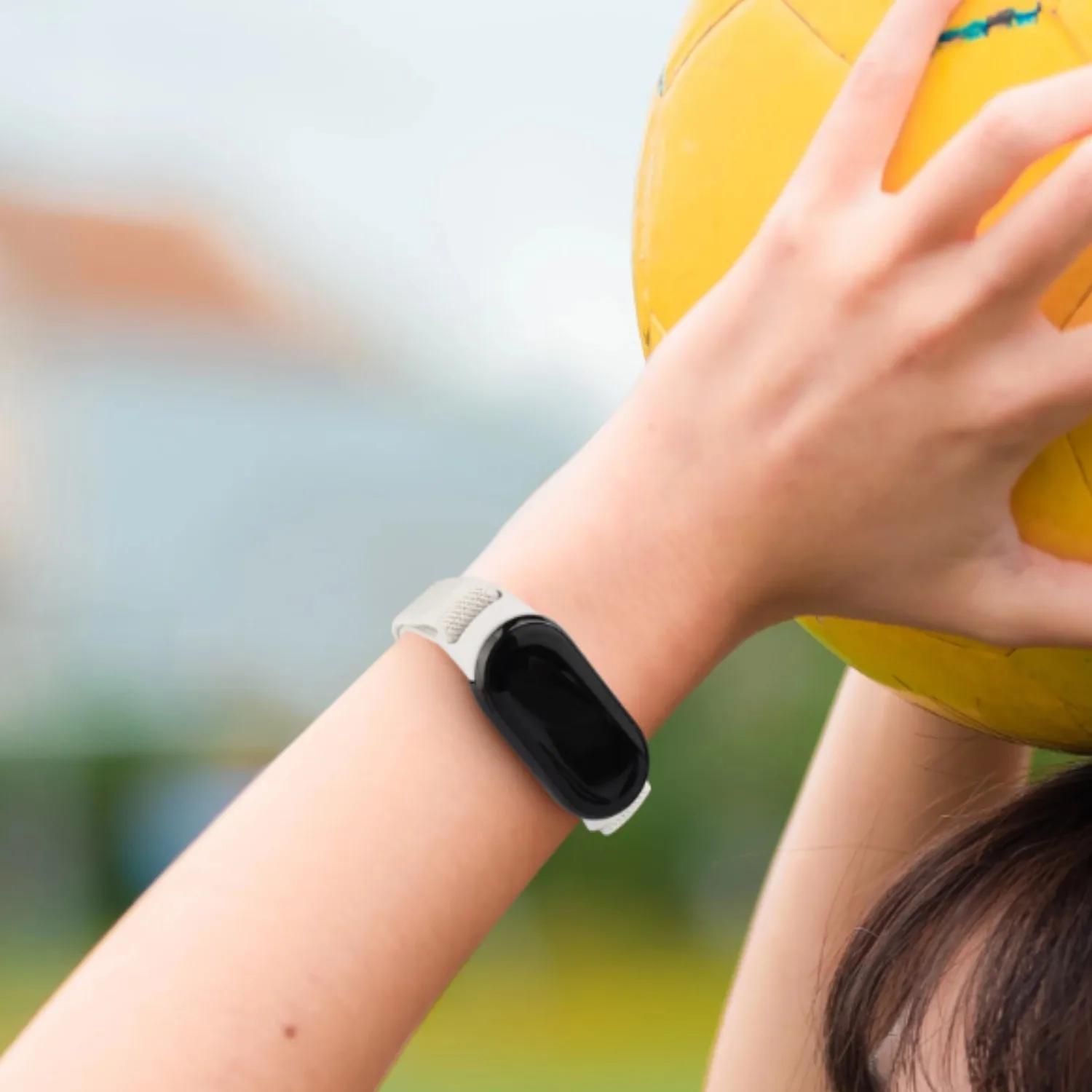 حزام لشاومي Mi Band10 9 8 مطاطا النايلون مضفر حلقة منفردة قابل للتعديل مشبك استبدال كوريا سوار Miband 8/ 9/10