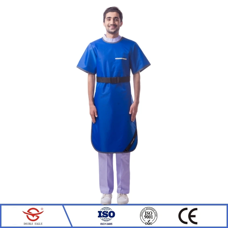 

X-ray gamma ray protective short sleeved lead apron operating room medical exposure protection 0.35/0.5mmpb lead clothes