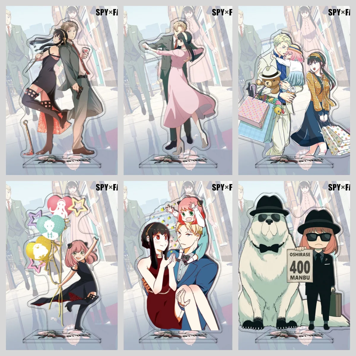 

HOT Anime Spy x Family Figure Accessories Acrylic Stand Twilight Loid Forger Yor Forger Anya Forger Model Plate Collection Gifts