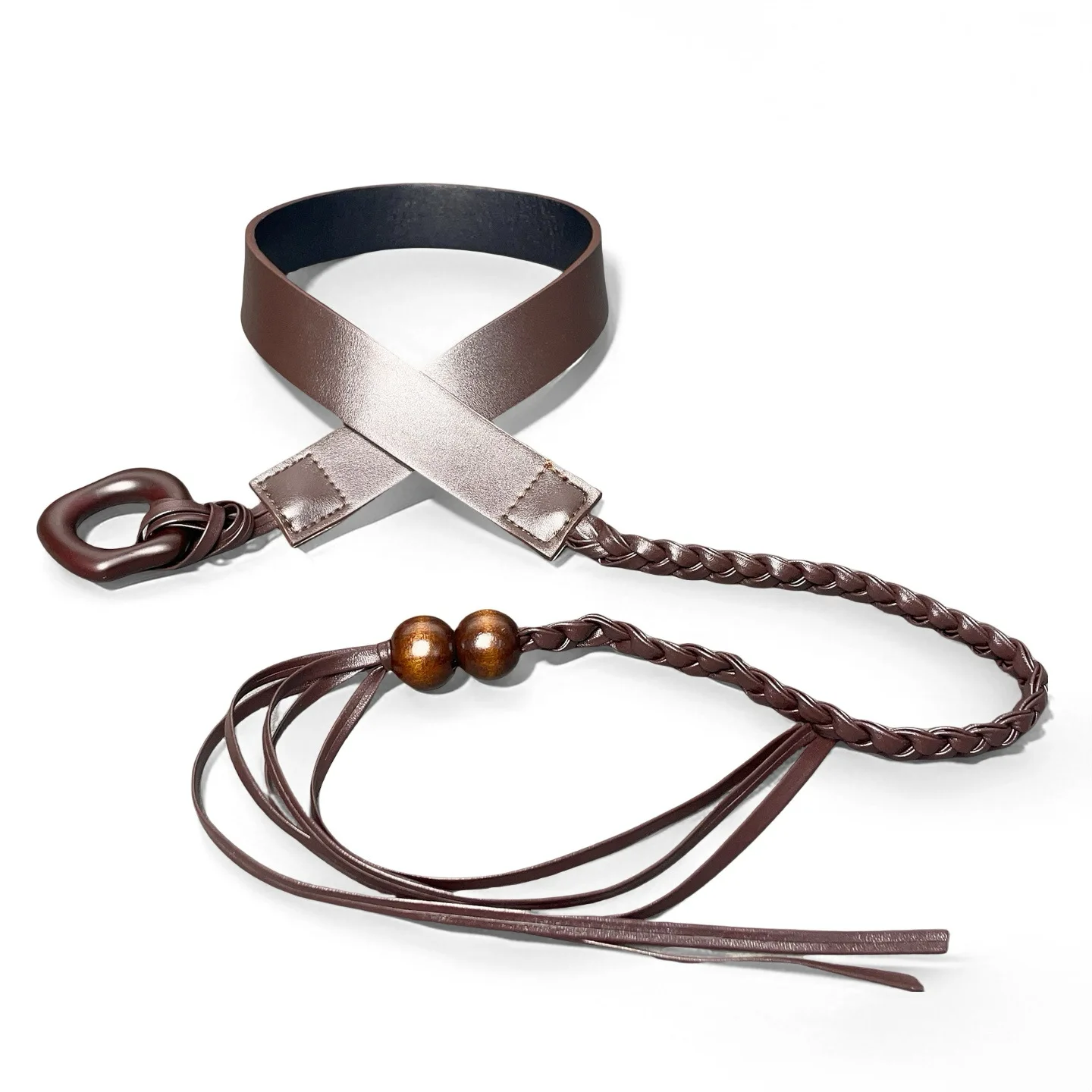 New Fashionable Fringe Knotted Belt Accessory Trendy Versatile Dress Belt, Decorative Waist Chain Skirt Belt for Women
