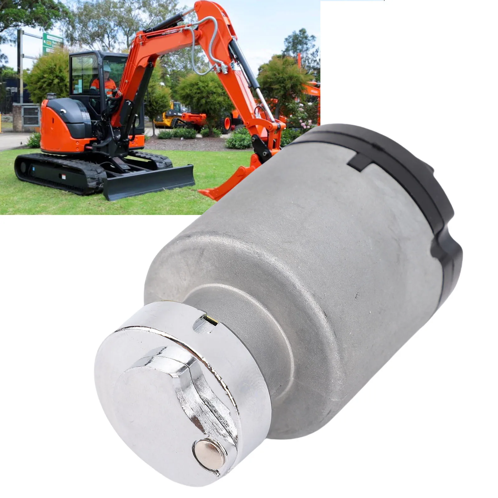Excavator Ignition Switch 71423384 Zinc Alloy with 2 Keys