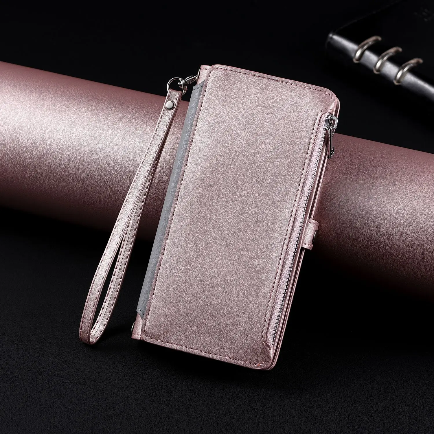 Casing untuk Motorola Edge 50 Neo Fusion Ultra Pro 5G Casing Penutup Ponsel Dompet Flip Coque untuk Casing Motorola Edge 50 Fusion