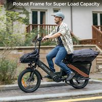 ENGWE LE20 E-bike 250W Motor 48V38.4AH Battery Electric bicycle Hydraulic Brake 20*3.0inch Tire Portable Child Seat E-Bike