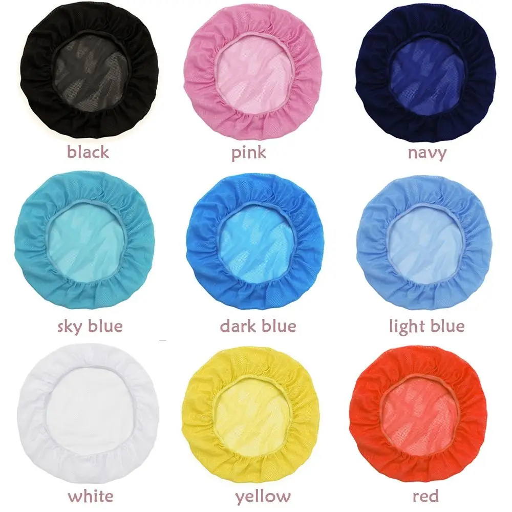 Großhandel atmungsaktive Mesh-Arbeitsmütze Sanitär-Arbeitskleidung Kochen Hygienekappe Haarnetze Food Service Cap Hotel Restaurants