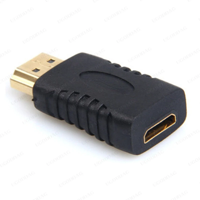 Mini adaptador Compatible con HDMI, convertidor HD macho a Mini HD hembra para HDTV, full 1080p, TV, cámara, proyector, ordenador, Multimedia