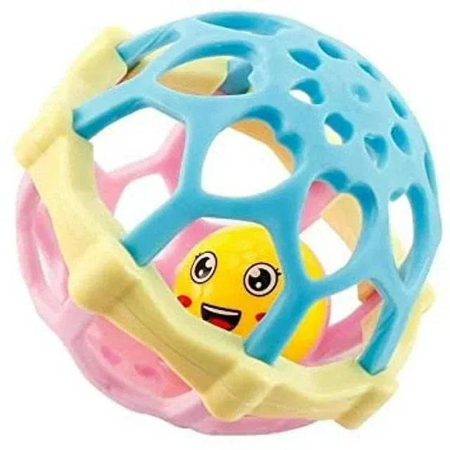 

Newborn Baby Gift Plastic Baby Rattle Plastic Teething Plastic Ball Bell Teether