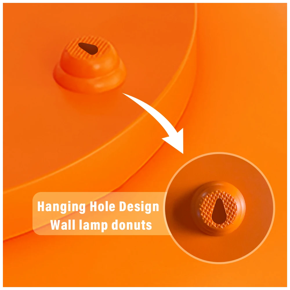 Doughnut table lamp USB plug  Bedroom ambient light Bauhaus Design Restaurant decorative lights