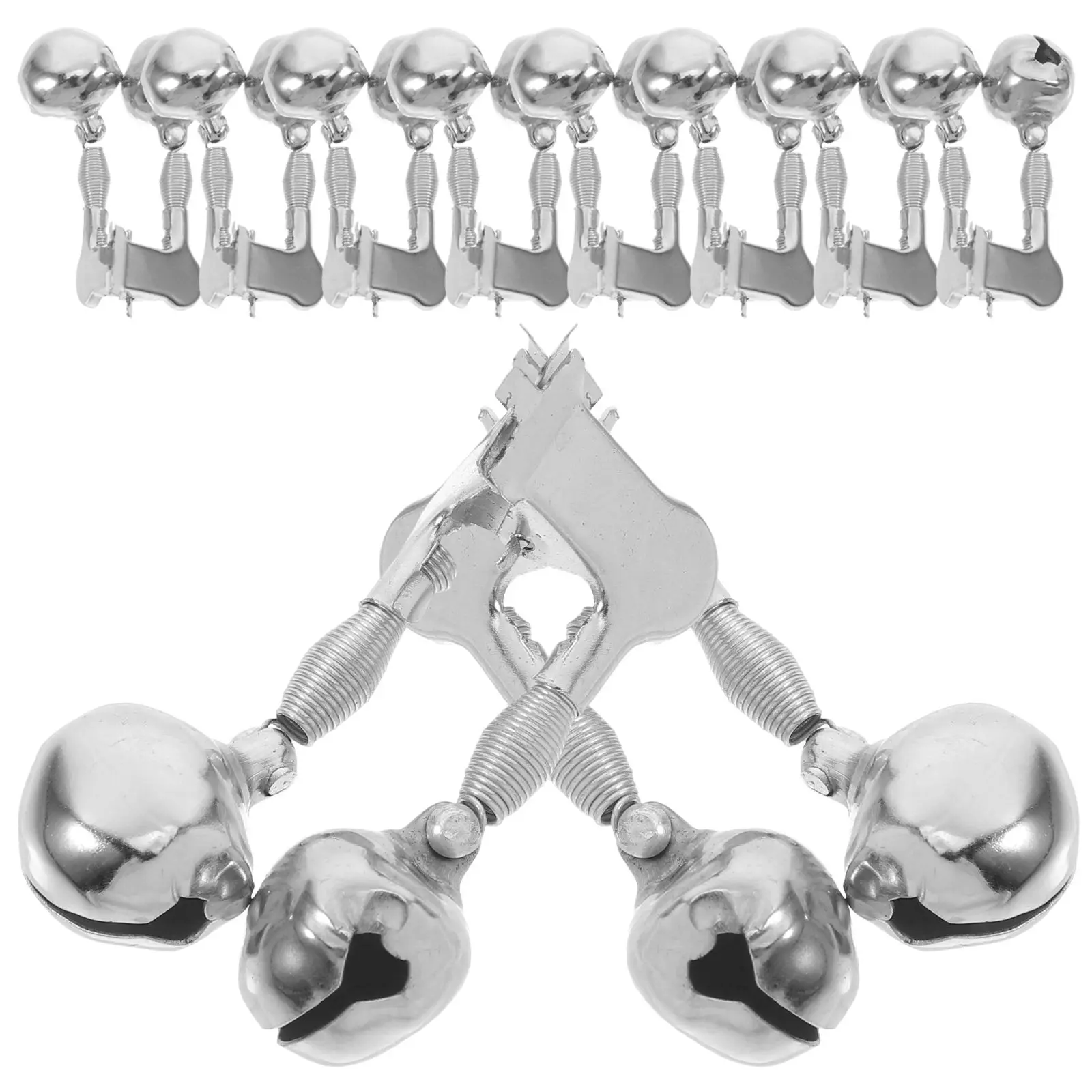 

10PCS Alarms for Sea Rods Bite Alarms For Fishing Rods Indicators Antidrop Sturdy Steel Fishing Accessories