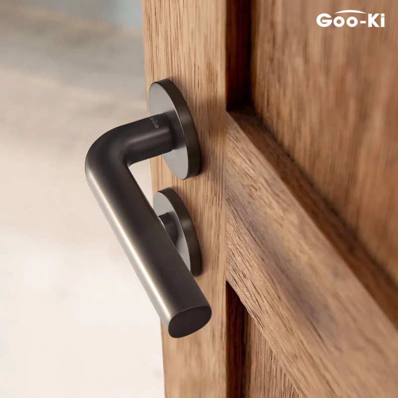 

Grey Interrior Door Lock Bedroom Mute Door Lock Black Wooden Door Lock Simple Split Door Lock Anti-theft Indoor Door Lock