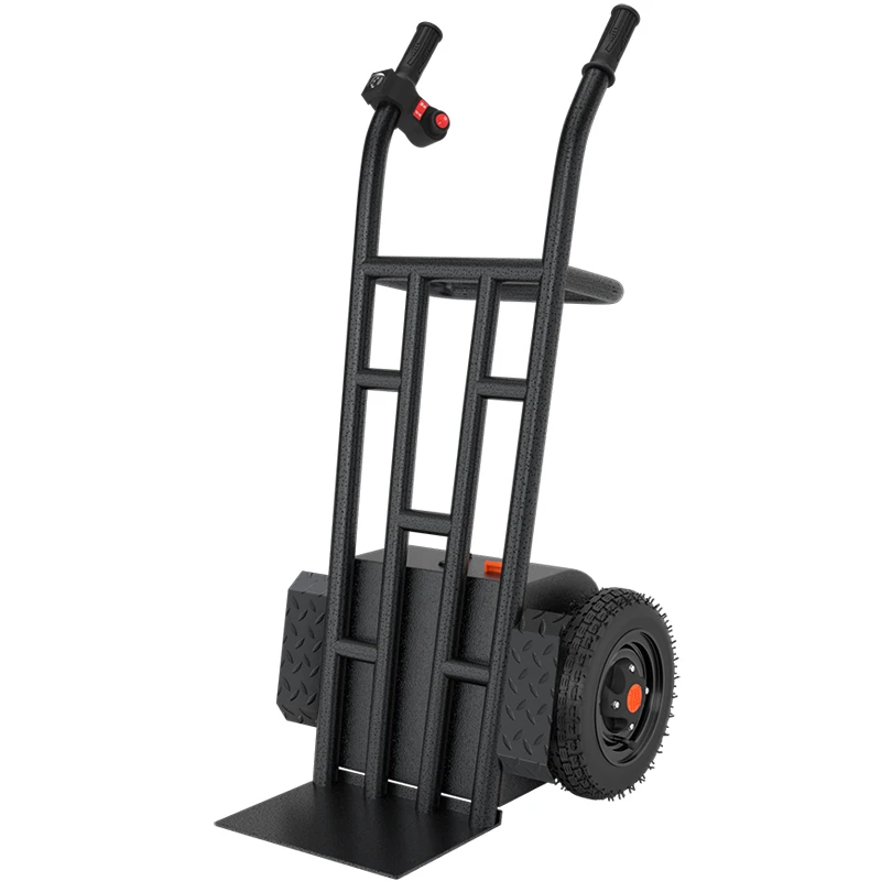 Yjq Full Electric Tiger Cart Truck Two-Wheel Trolley Electric Construction Site Cargo Trolley