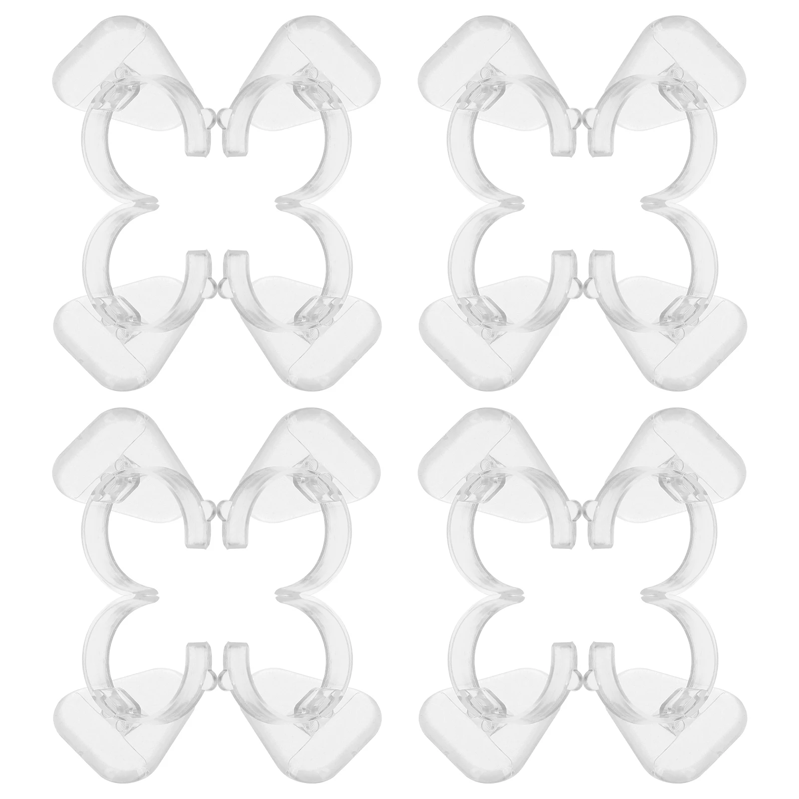 

20pcs Jewelry Display Stand Ring Organizer Elegant Necklace Bracelet Holder Storage Solution For Store Home Use Clear Small Ring