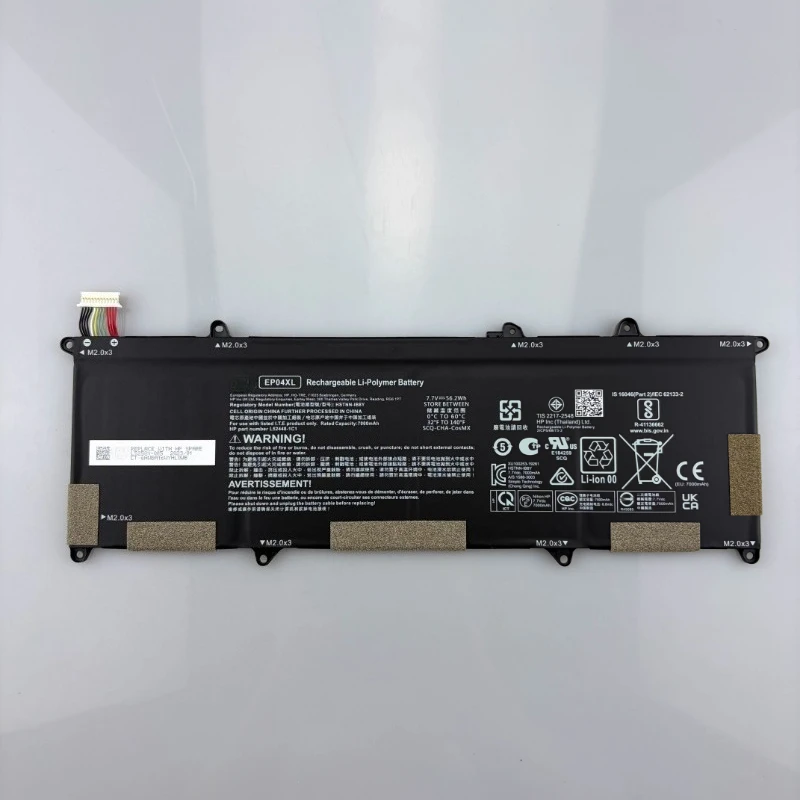 7.7V 7000mAh EP04XL Laptop Battery For HP Elite Dragonfly G1 G2 HSN-I32C HSTNN-DB9J HSTNN-IB8Y 7UT44AV L71690-2B1 L71760-005