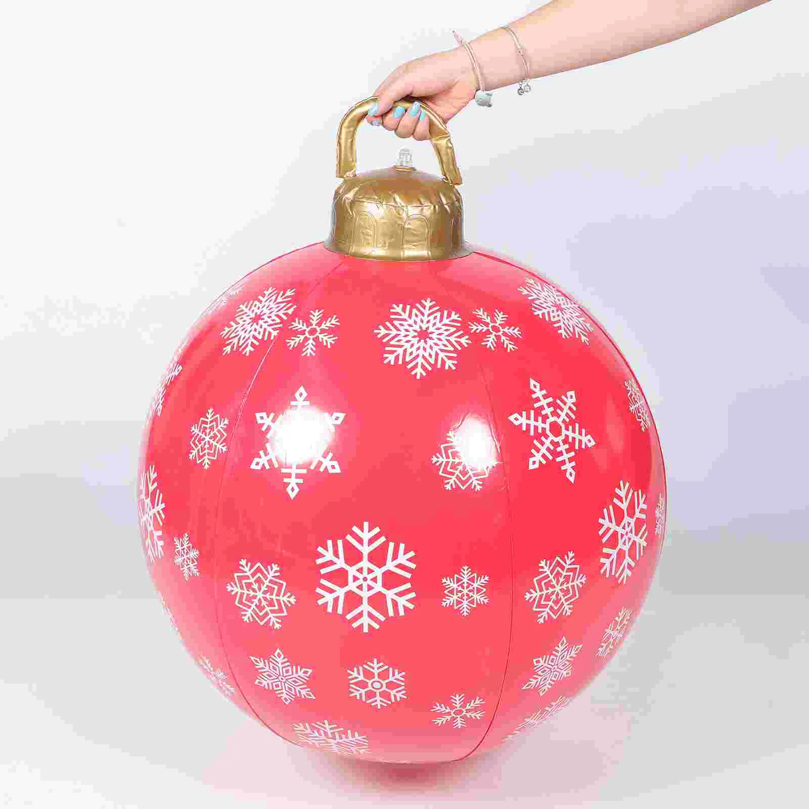 Inflatable Christmas Ball Ornament Large over Size Balls Decoration Decorations